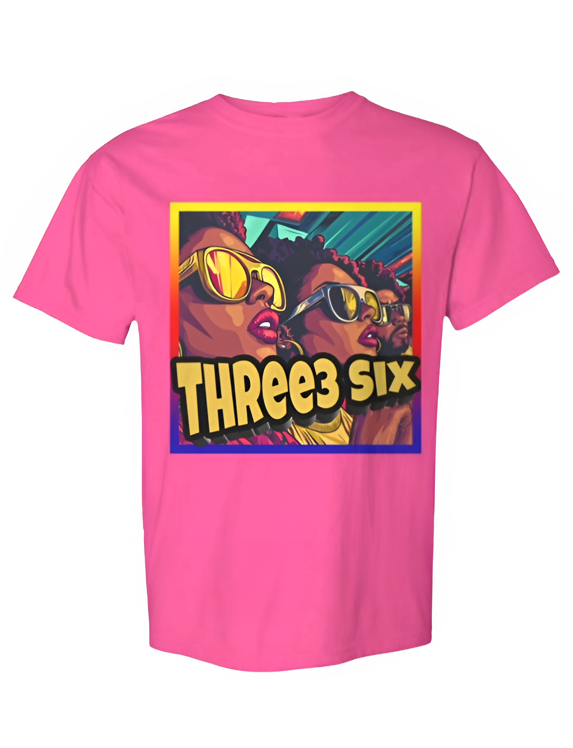 Three3D Graphic Tee