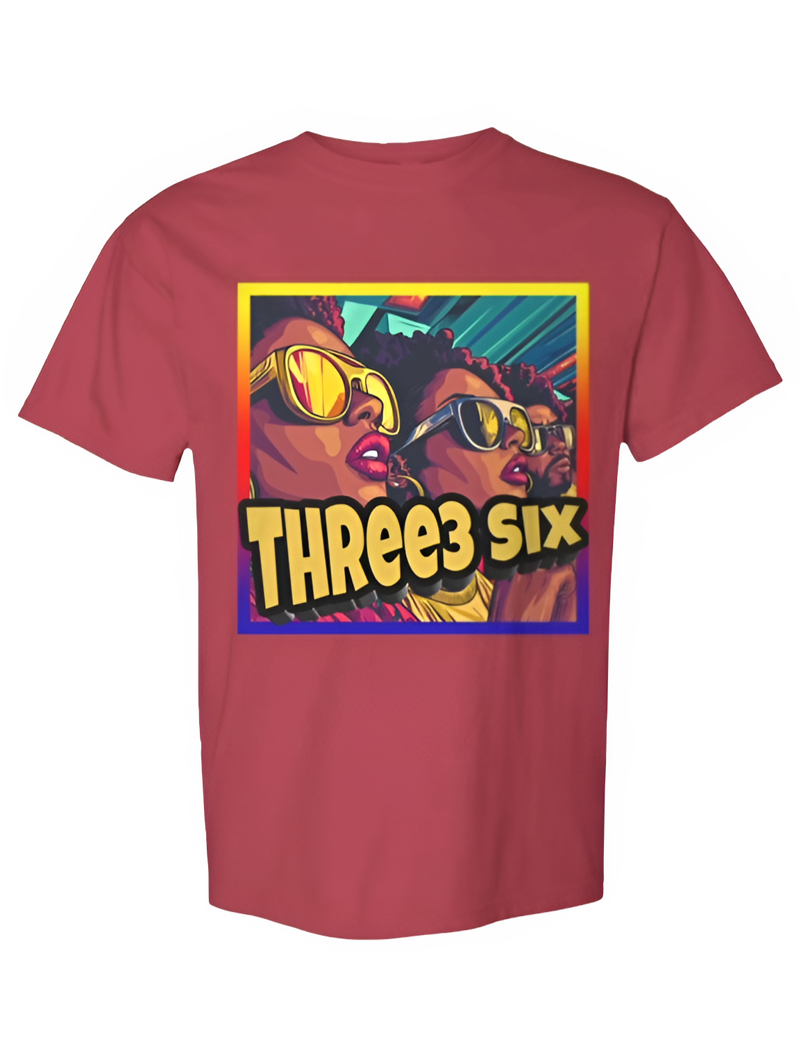 Three3D Graphic Tee