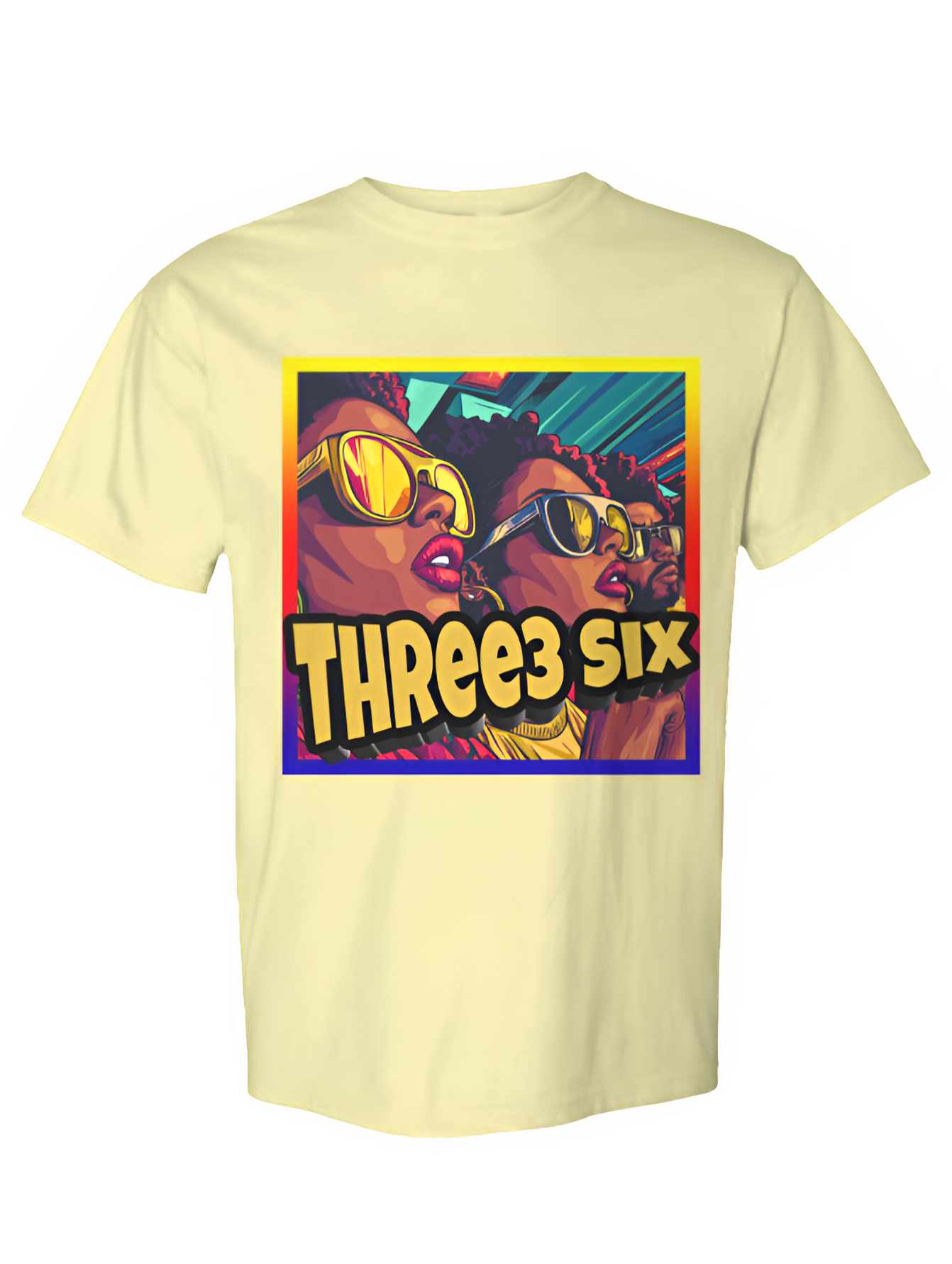 Three3D Graphic Tee